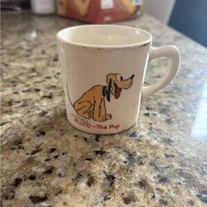 Vintage Disney Collectible Pluto Pup Mug
